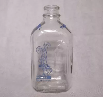 Medd-O-Lane Dairy Milk Bottle 1/2 Half Gallon Glass Davenport Iowa Quad Cities • $36.95