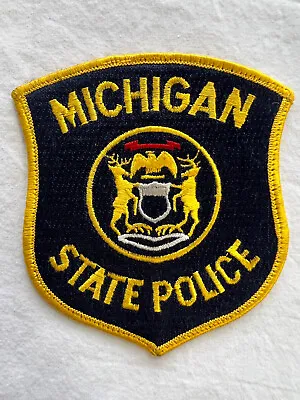 Vintage MICHIGAN State Police Rare 4’x 4’ Patch Brand New • $12