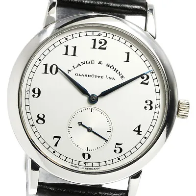 A.LANGE＆SOHNE 1815 206.025 PT950 Silver Dial Hand Winding Men's Watch_770598 • $20098.20