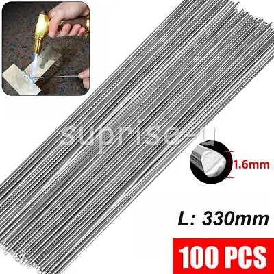 £10.40 • Buy 100pcs Aluminium Welding Rods Wire Brazing Easy Melt Solder Low-Temperature