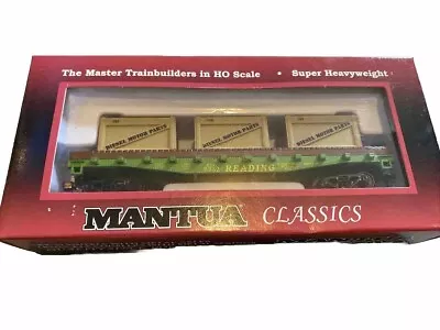 Model Power Mantua Classics Reading W/Diesel Motor Parts Crates HO Scale #727002 • $20