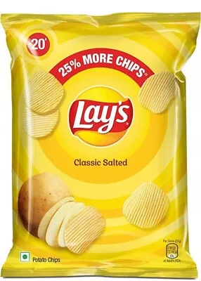 Lays Classic Salted Crisps | Potato Chips |   8*52g  • £7.99