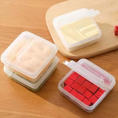 Japanese Cheese Slice Storage Box Plastic Cheese Storage Containers  Kitchen • $7.65