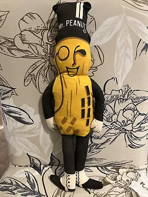 Planters Mr. Peanut Stuffed Plush Toy Rag Doll Advertising Promo 19  Tall Figure • $7.57