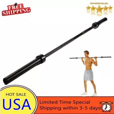 2 Inch Olympic Barbell Weight Bar 7ft 800 Pound Capacity Steel Constructed 45 Lb • $48.88