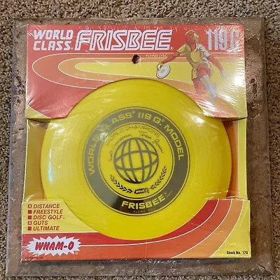 Vintage 1979 Wham-O World Class 119G Model Frisbee Flying Disc - In The Package! • $40