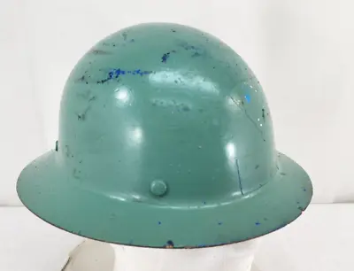 Vintage MSA Full Brim Fiberglass Skullgard Safety Hard Hat • $39.99