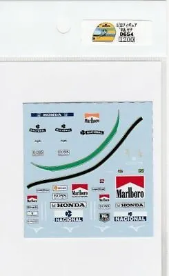 Decals 1/12  Figure '91A. Senna Decal  F1. From Japan • £21.30