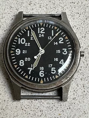 Vintage Hamilton GG-W-13 Military Vietnam Era Watch June 1976 REPAIR • $12.50