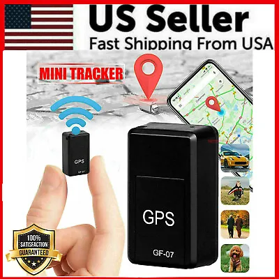 GF07 Mini Magnetic GPS Tracker Real-time Car Truck Vehicle Locator GSM GPRS USA • $14.98