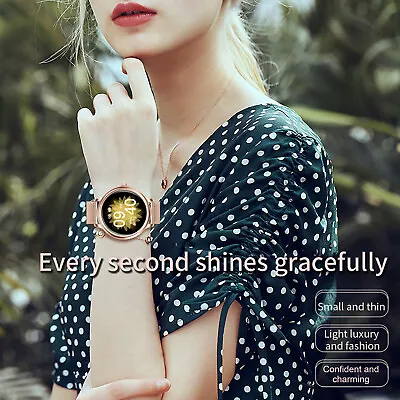 $47.85 • Buy NY33 Smart Watch For Women 1.09'' Screen Slim Body IP68 Health Monitor NEW B5W3