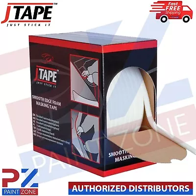 J Tape Masking Tape Soft Edge Smooth Foam 13mm X 50m J Tape Car Paint Spraying • £17.61