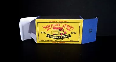 Matchbox Lesney 42a Bedford Evening News Van - Reproduction Box (Box Only) • £2.89