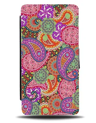 Classic Colourful Paisley Patterning Flip Wallet Case Pattern India Style DB61 • £19.99