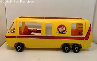 Vintage 1976 Barbie Star Traveler GMC Eleganza Camper MotorHome RV Yellow Red • $29.99