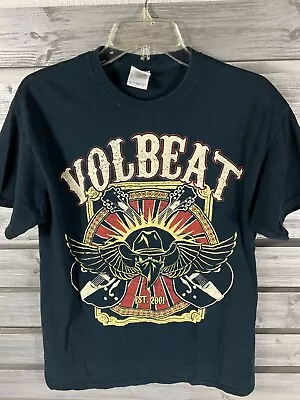 RARE Vintage 2004 Volbeat US Tour Concert Short Sleeve T Shirt Mens M • $19.99