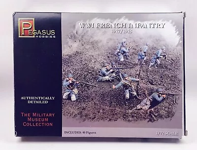 Pegasus 7199 WWI French Army 1/72 Scale Plastic Model Figures Open Box • $11.10