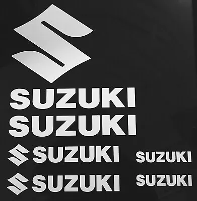 Suzuki 9 Piece Universal Sticker-Decal Set - 22 Colors Motorcycle GSXR GSX ATV • $16.95
