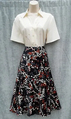 £6.99 • Buy Kickflare Aline Skirt,ww2,swing,30s,40s,50s,60s,70's,80's Vintage Style,,size 22
