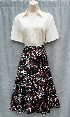 £6.99 • Buy Kickflare Aline Skirt,ww2,swing,30s,40s,50s,60s,70's,80's Vintage Style,,size 22