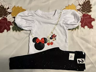 2T ￼ Baby Girl Outfit Minnie Mouse Kids ￼ Pants New With Tag • $12