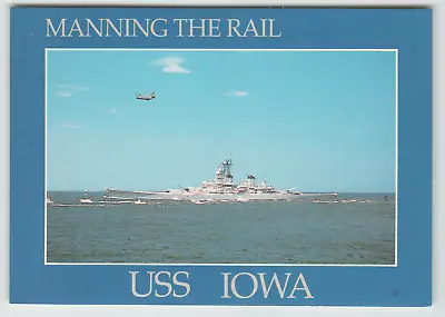 Continental Postcard USS Iowa BB-61 Battleship • $4.57