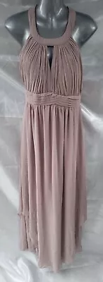 Little Mistress London Mink Bridesmaid Prom Dress Size 14 BNWT • £40