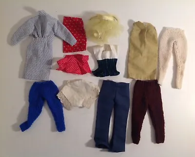 VTG 60s 70s Fashion Doll Clothing Lot #4 10 Pieces Clothing Accessories • $17.99