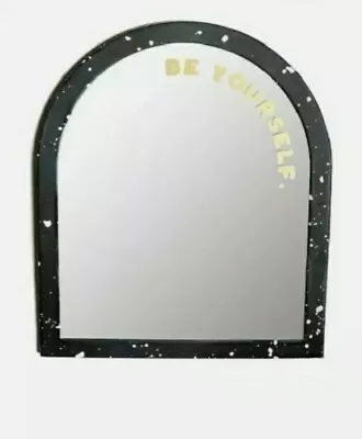 Magnetic Locker Mirror Round Top Be Yourself - Paper Riot Co. 321 • $9.49