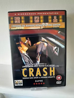 Crash DVD 1996 James Spader David Cronenberg DISC IS IN MINT CONDITION  • £8.99