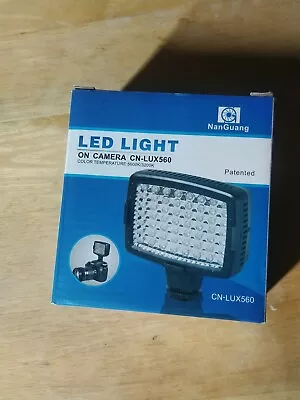 Nanguang CN-LUX560 LED Video Lighting For Cameras Camcorders Boxed  • £20