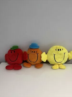 Mr Men Persil Plush Characters  Mr Happy Me Tickle And Mr Strong  • £10