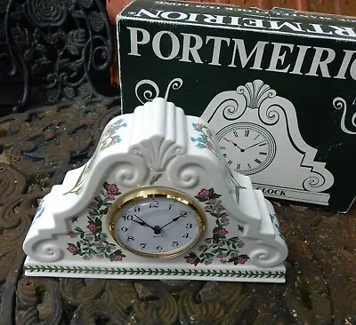 £24.99 • Buy Vintage Portmeirion Botanic Garden Mantel Clock W/O Battery Included - Boxed