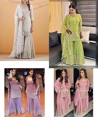 £39.89 • Buy Wedding Gown Anarkali Dress Salwar Kameez Party Wear Bollywood Pakistani Indian 