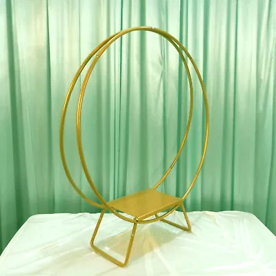 80 Cm Wedding Cake Flower Stand Metal Round Floral Hoop Arch Rack Cake Holder US • $15.20