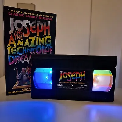 Joseph And The Amazing Technicolour Dreamcoat LED VHS Tape Lamp Gift Retro Light • £10.99