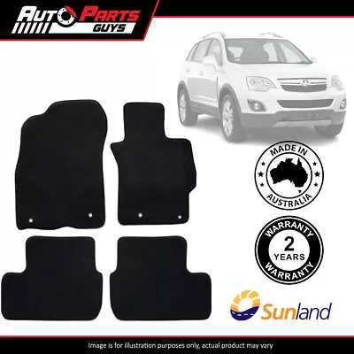 Black Floor Mats 4 Piece For Holden Captiva 5 2006 2007 2008 2009 2010 - 2015* • $119.99