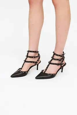 Valentino Rockstud Ankle Strap Shoes Size 39.5 • £169