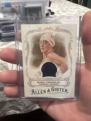 2016 Topps Allen & Ginter Missy Franklin Swimming Memorabilia Relic #FSRA-MF • $10