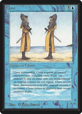 Clone [Beta Edition] MTG Moderately Played • $75.28