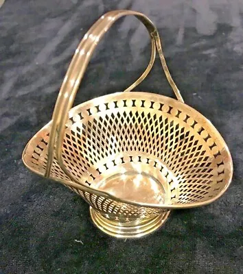 Antique Sterling Silver Basket Mono VGG • $375