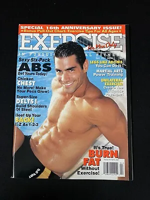 Vintage Exercise For Men Only Magazine April 2001 Mr. Universe Reg Park • £13.78