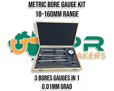 Cylinder Bore Gauge (18 To 160mm Range) With Dial Indicator [.01mm Increments] • $295