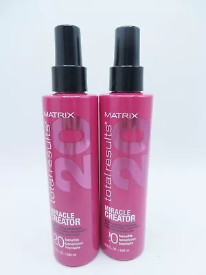 MATRIX TOTAL RESULTS MIRACLE CREATOR 20 BENEFITS 6.8 OZ (Lot Of 2) • $32