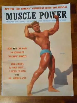 MUSCLE POWER Bodybuilding Fitness Magazine JACK DELINGER 7-57 • $13.50