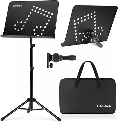 Portable Sheet Music Stand: 3 In 1 Dual-Use Sheet Music Stand & Desktop Book Sta • $35.61