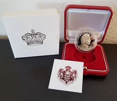 Monaco 10 Euro Silver Proof Coin 2012 Prince Honore II • $89.99
