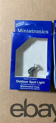 Miniatronics Hobby Outdoor Spot Light 72-028-01  HO  Germany/Hungary NIP • $12.99