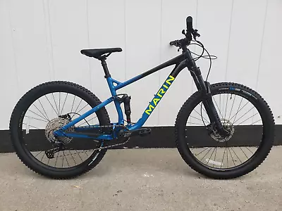 Marin Rift Zone 27.5  2 Full Suspension Mountain Bike Blue/Black Medium • $2199.99