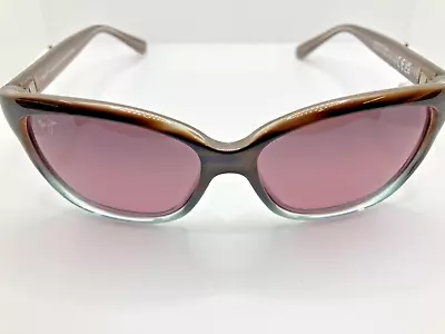 NEW UNUSED Maui Jim Starfish RS744-22B Sandstone Blue Sunglasses Lens Squar-Rose • $199